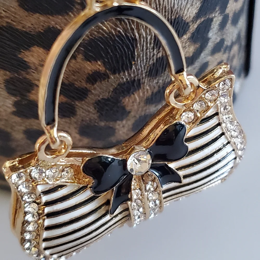 Rhinestone Handbag Keyring
